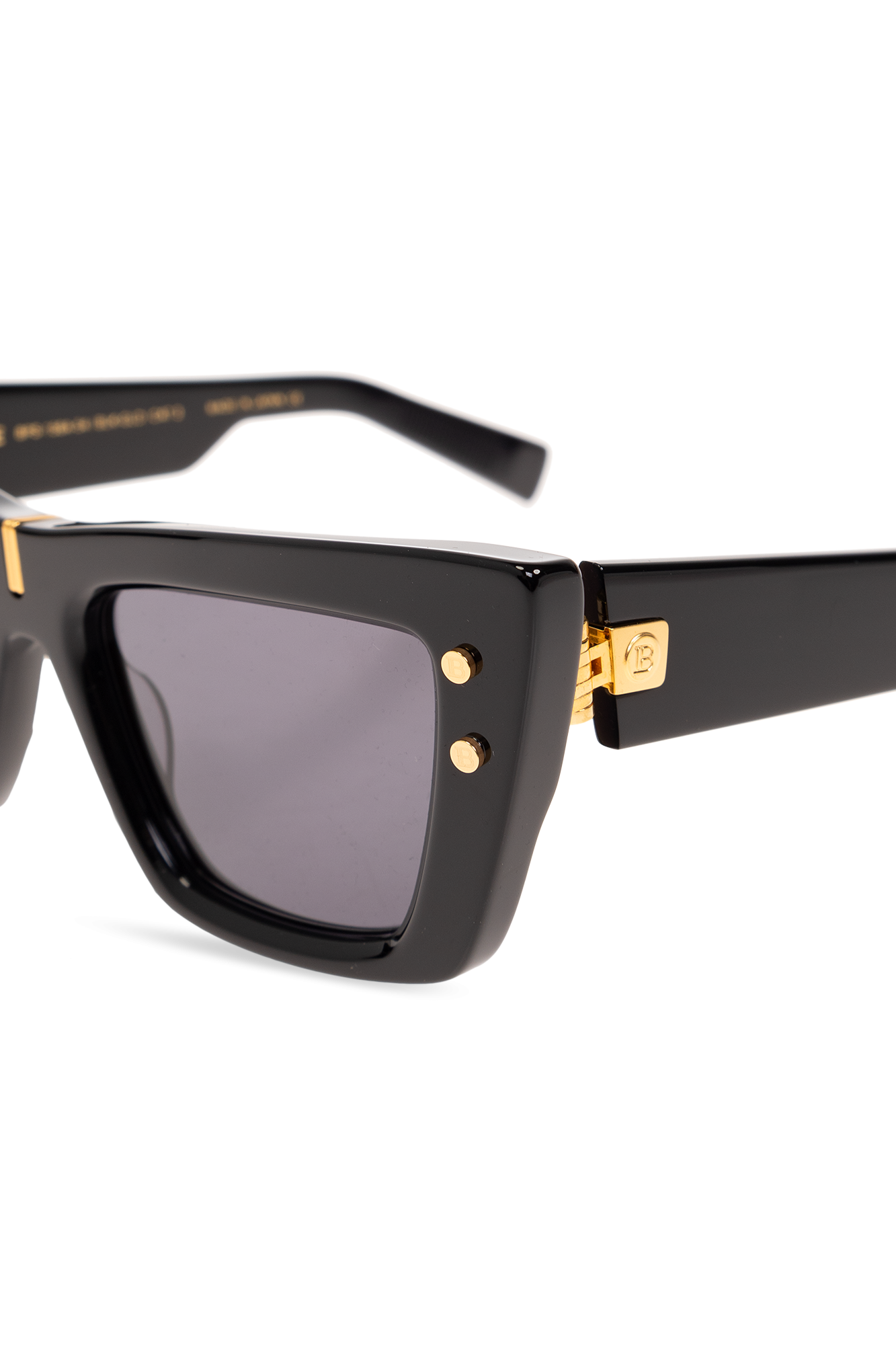 BALMAIN スクエアフレムサンクラス BPS164C520 0 Balmain Eyewear Square Frame Sunglasses – Cettire